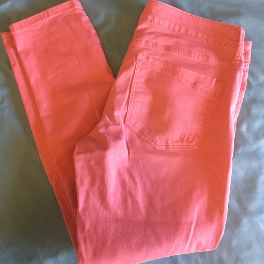Salmon jean Ankle length jeans